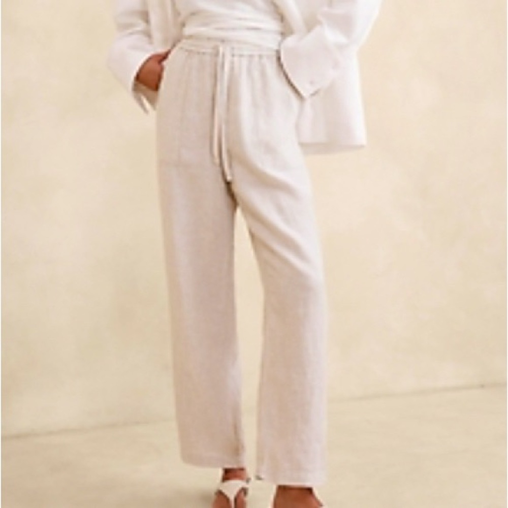 Banana Republic XXL linen pullup pants